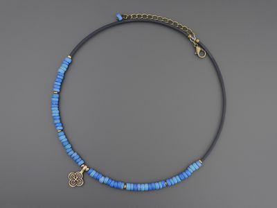 Чокер &quot;Барвінковий&quot;