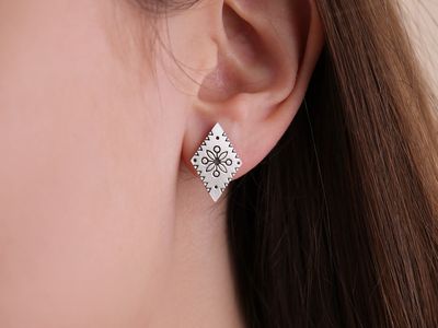 Сережки &quot;Гуцульський квіт&quot;*