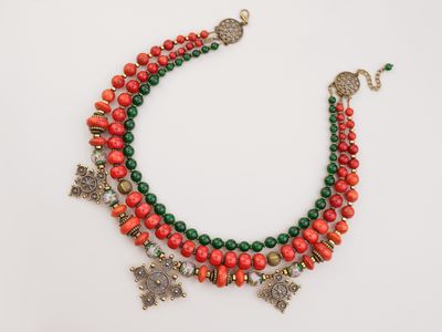 Намисто "Квітка папороті"