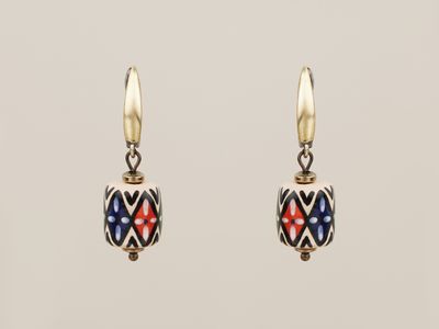 Сережки "Гуцульський мотив"