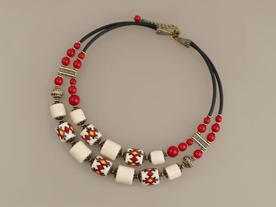Чокер &quot;Вогняна вишиванка&quot;