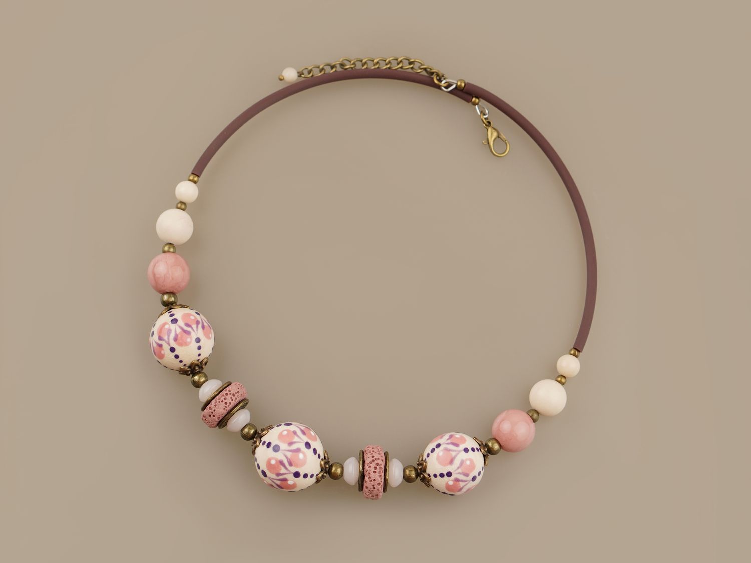 Чокер &quot;Рожевий ранок&quot;