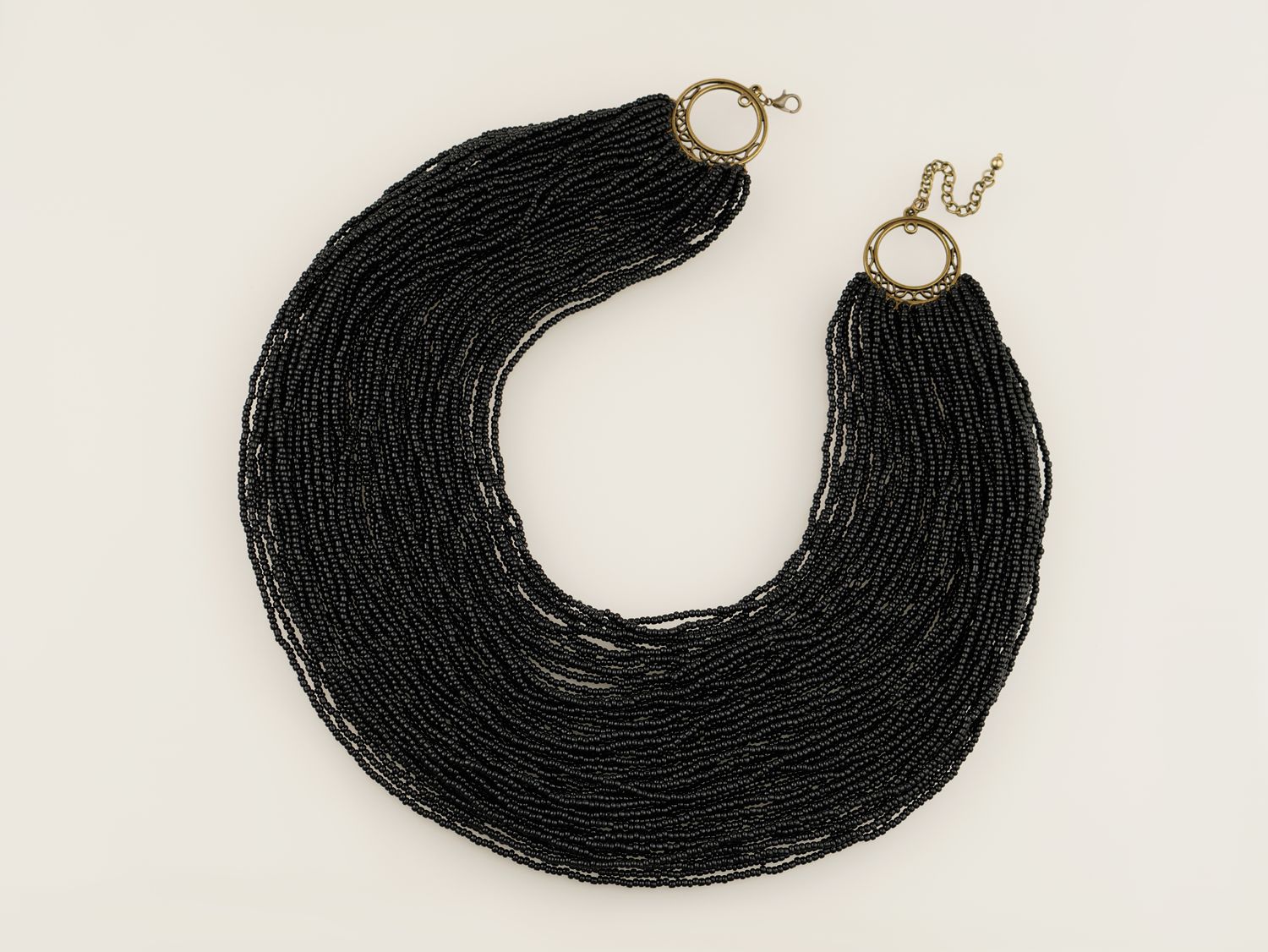 Бісерне намисто "Темненька ніч"