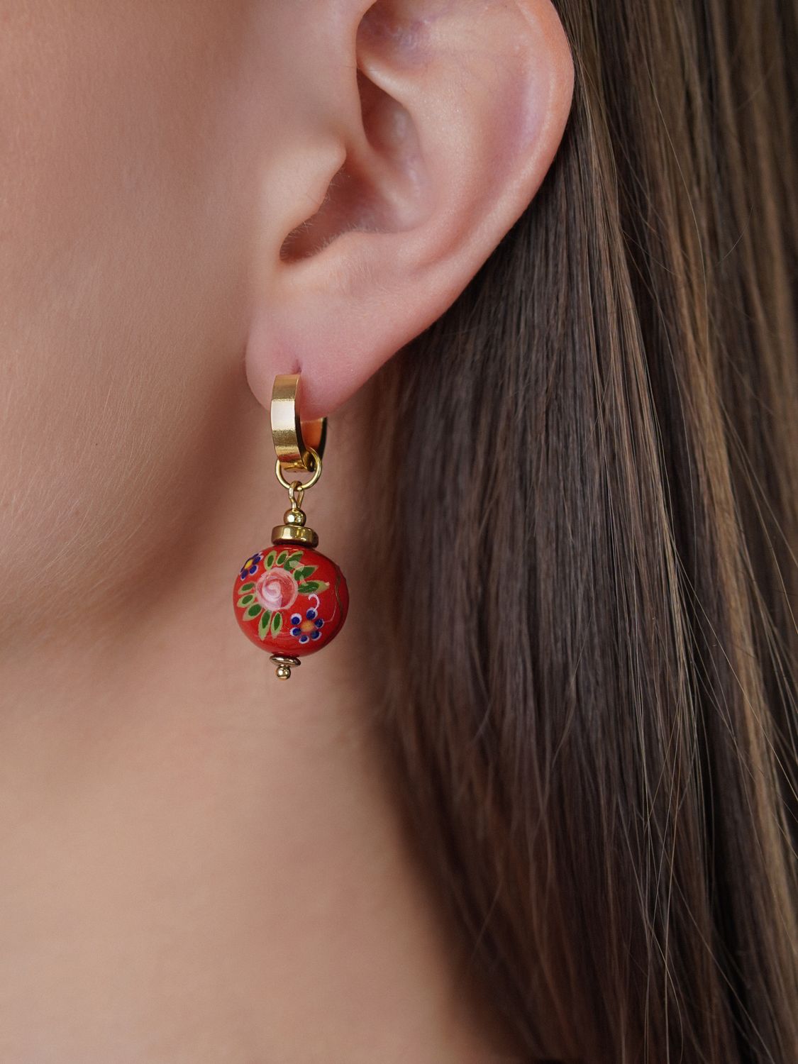 Сережки "Красна панна"
