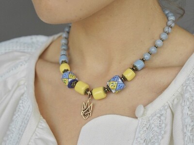 Намисто "Мирна блакить"