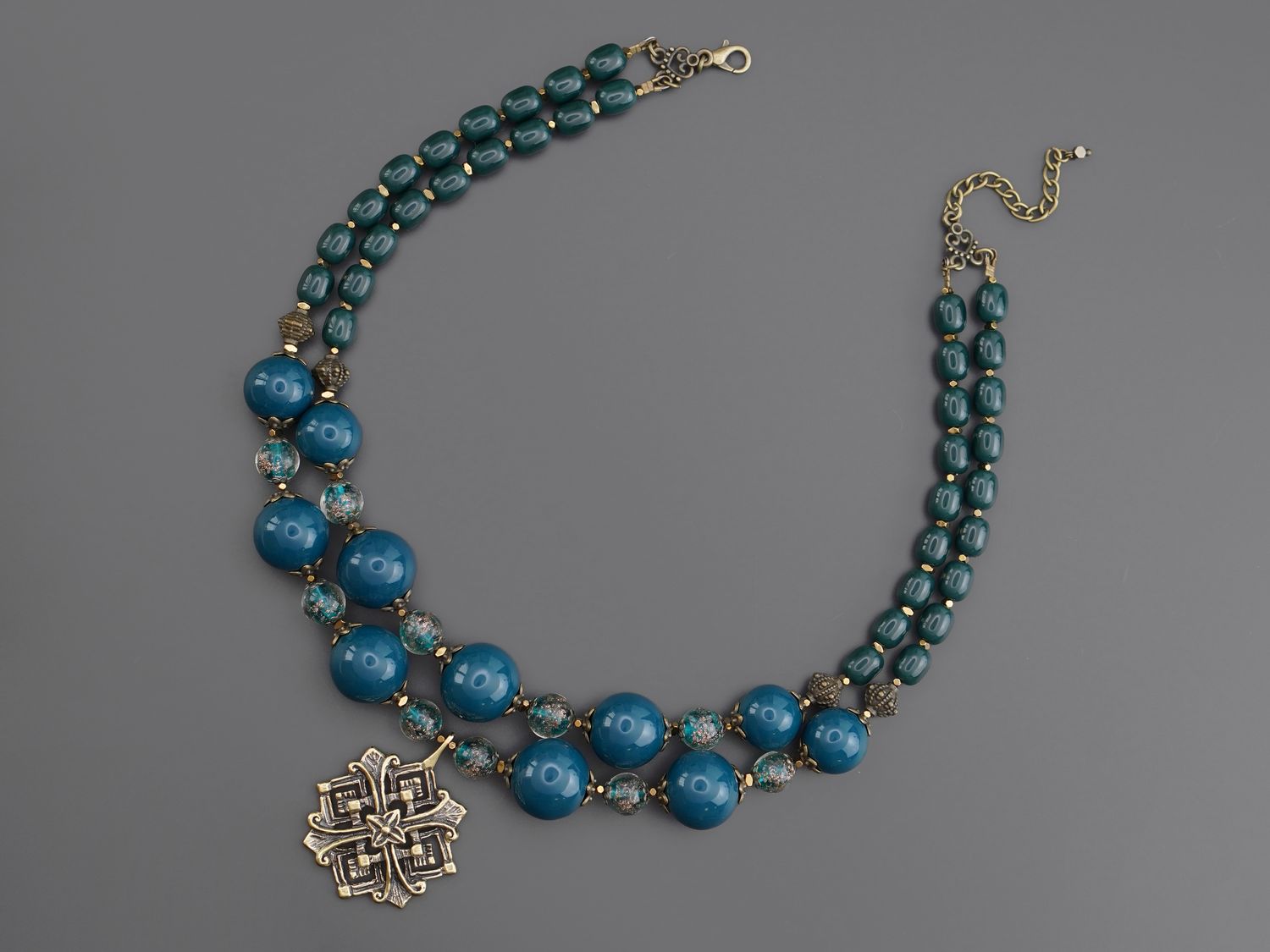 Намисто "Таємничий цвіт"