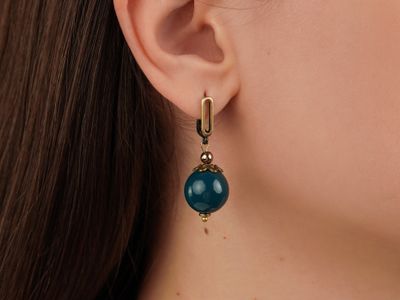 Сережки "Глибина океану"
