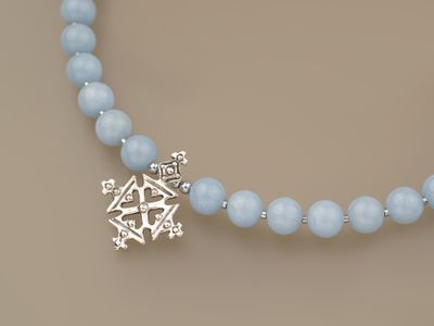 Чокер "Небесна блакить"