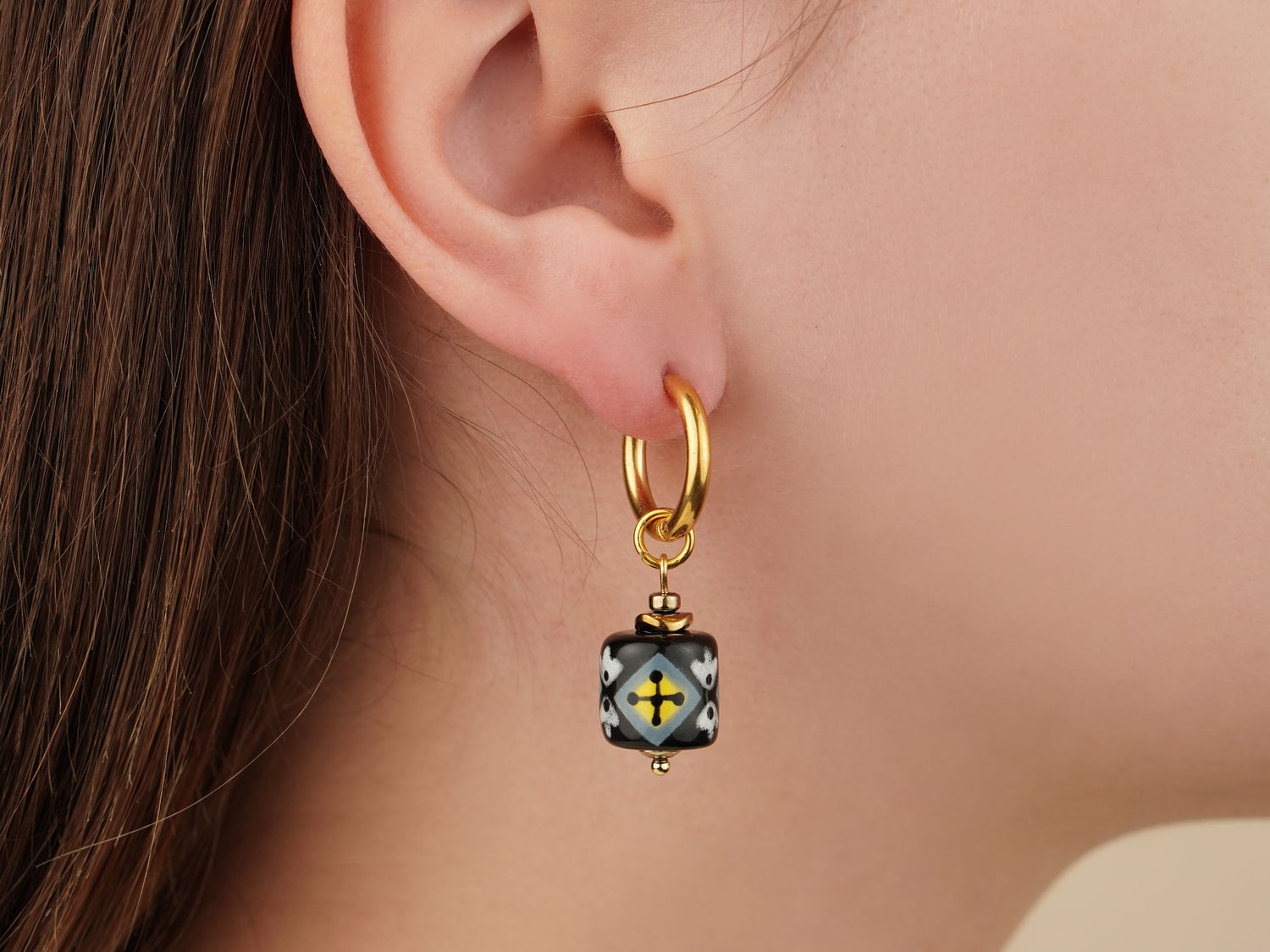 Сережки "Гуцульські орнаменти"