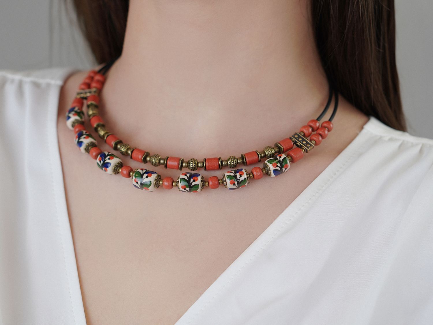 Чокер "Мозаїка весни"