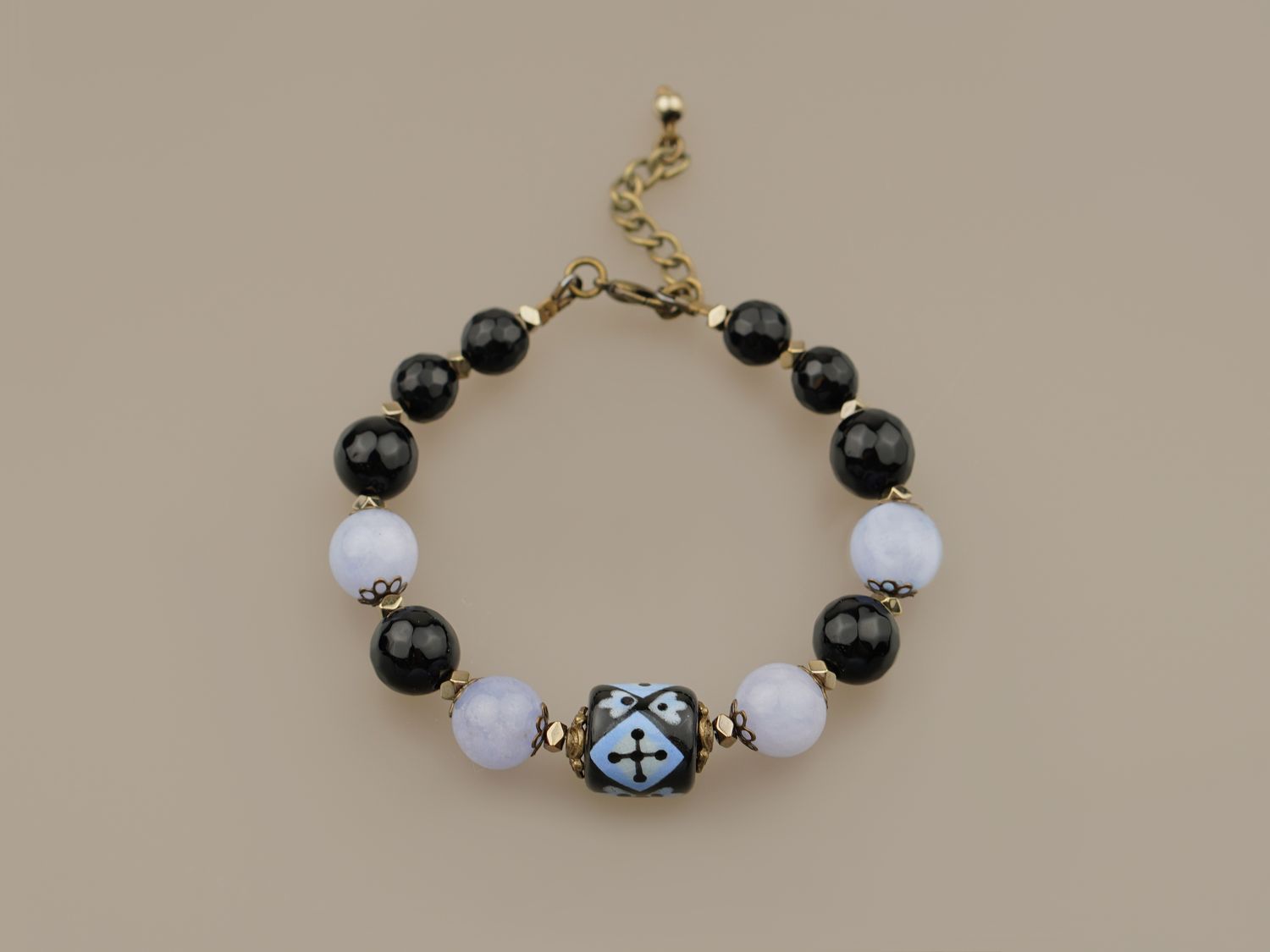 Браслет "Волошковий обрій"