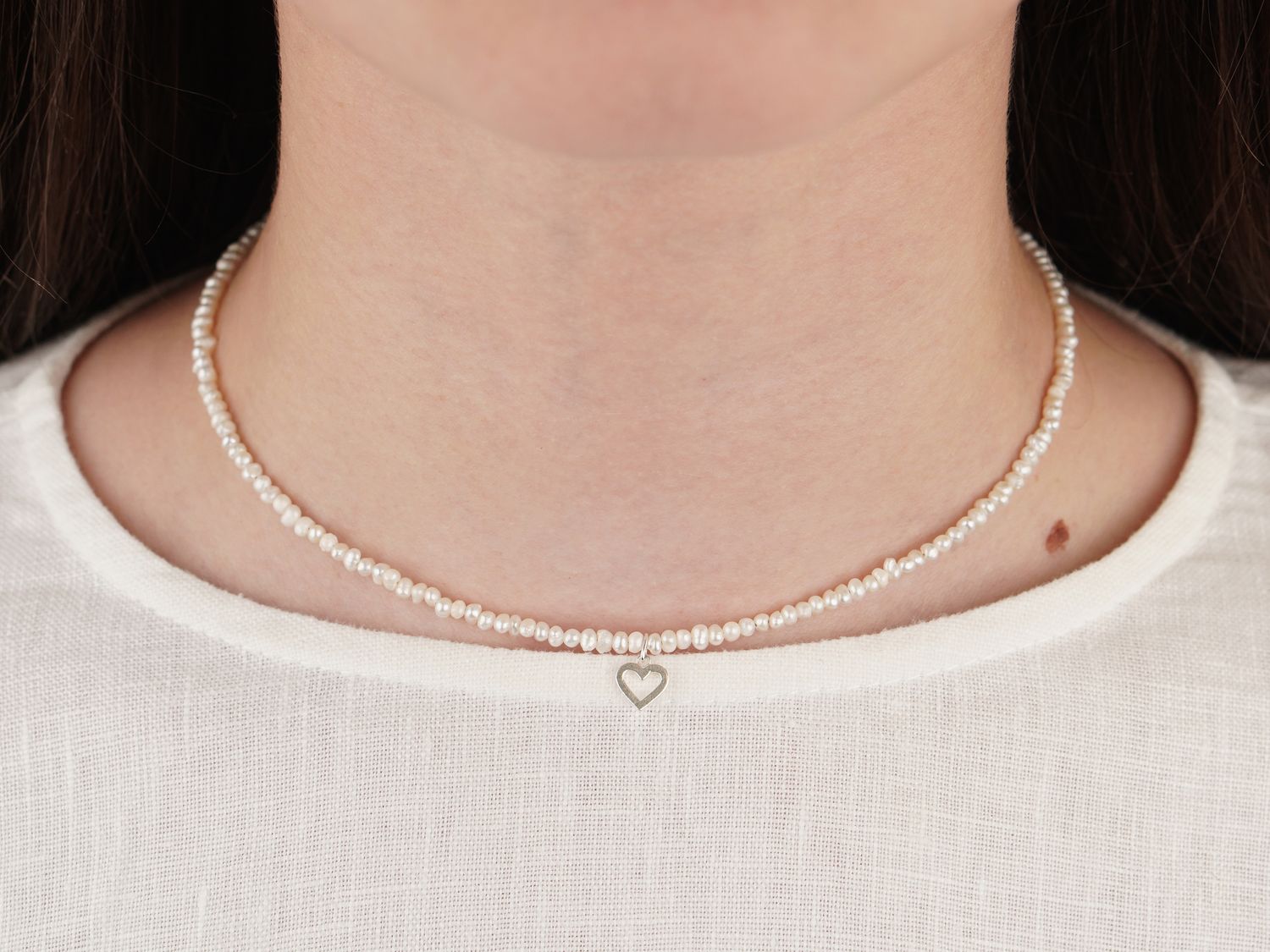 Намисто "Сніжне почуття"