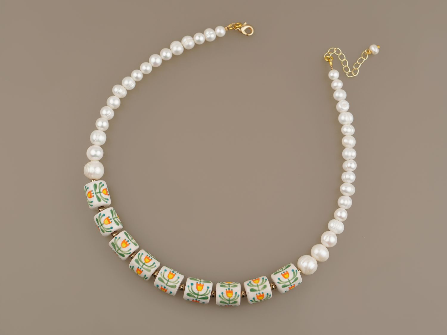 Намисто "Жовтоцвіт"