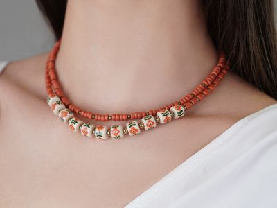 Намисто "Зеленая рута"