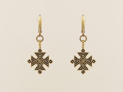 Сережки "Осінній цвіт"