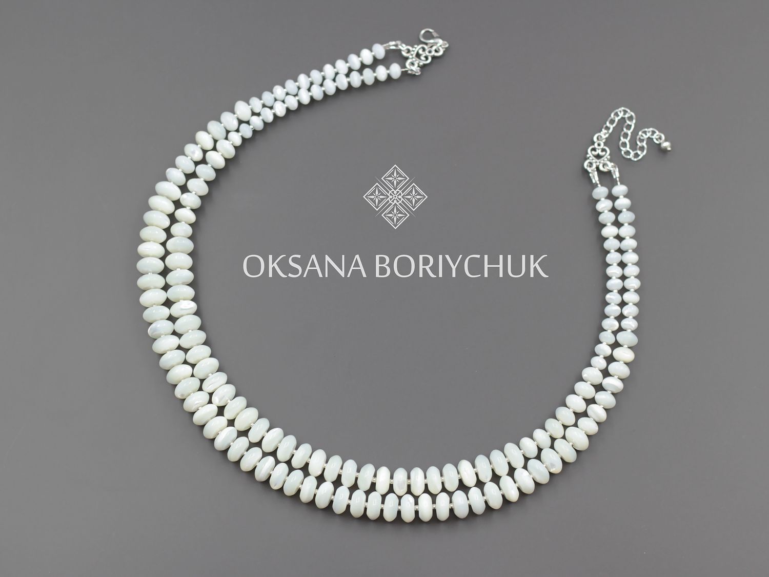 Намисто "Білосніжна мрія"