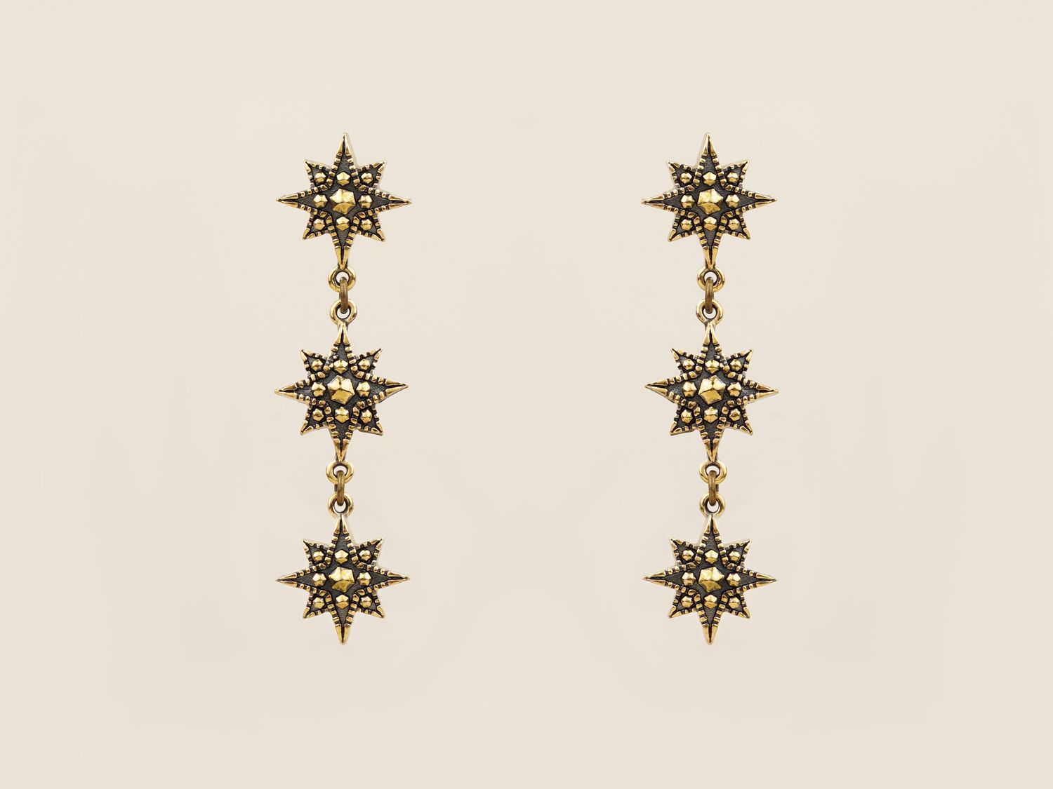 Сережки "Зорепад" довгі