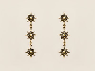 Сережки "Зорепад" довгі