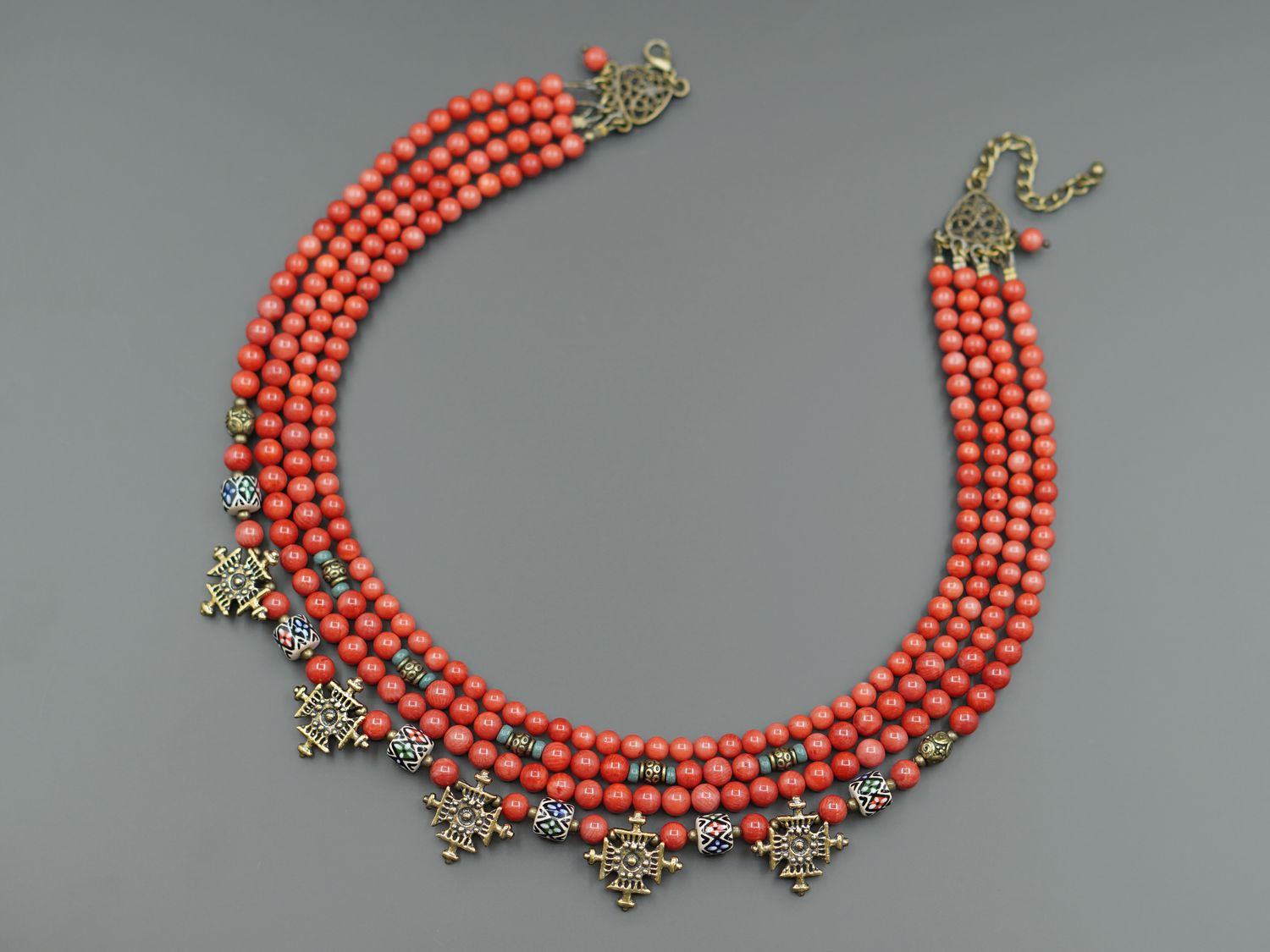 Намисто "Кораловий шлях"