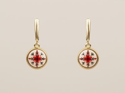 Сережки "Візерунки долі"