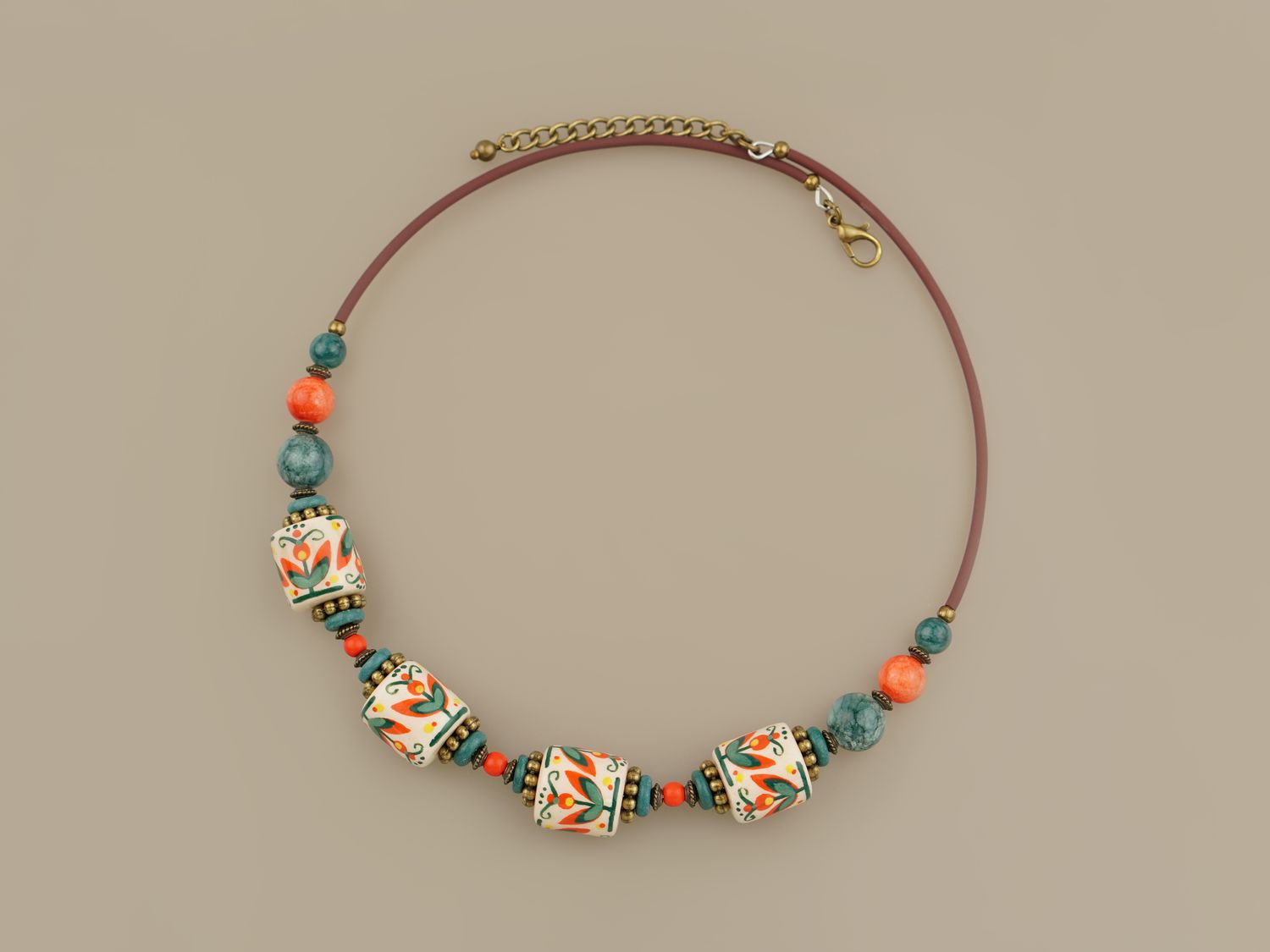 Чокер "Квітка жару"