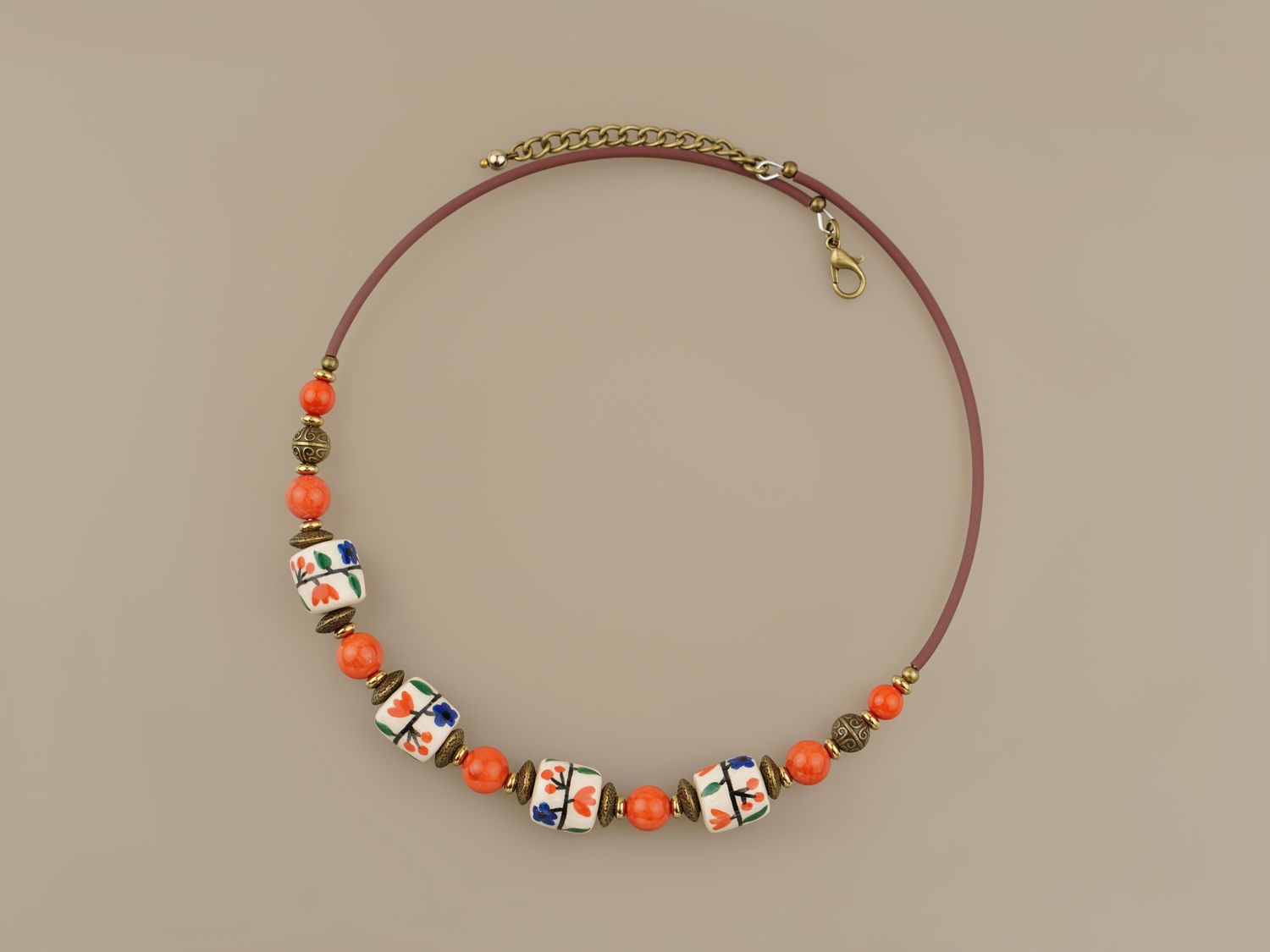 Чокер "Жар-квітка"