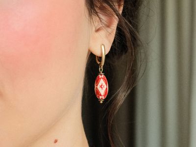 Сережки "Врочиста ружа"