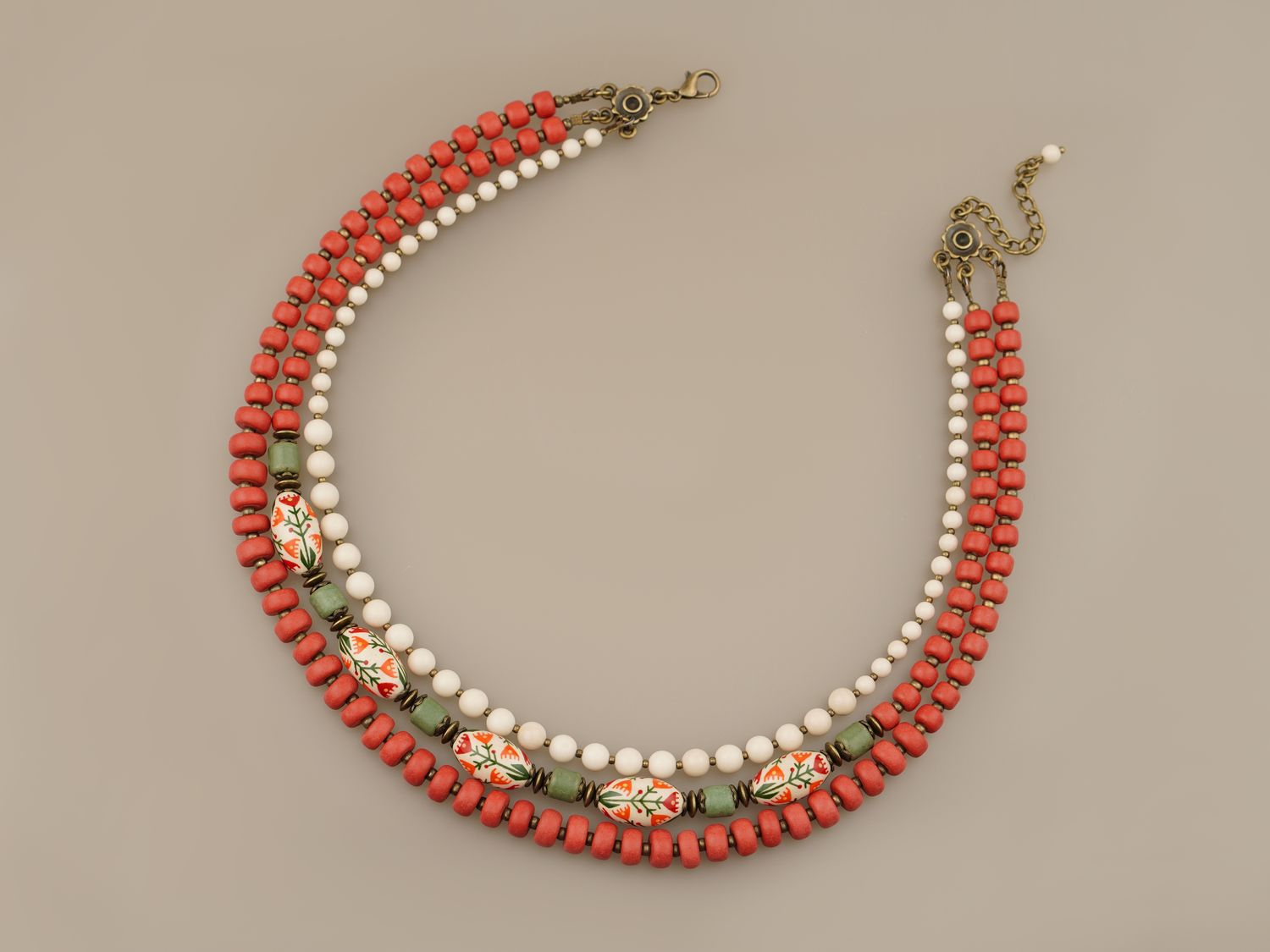 Намисто "Орнамент весни"