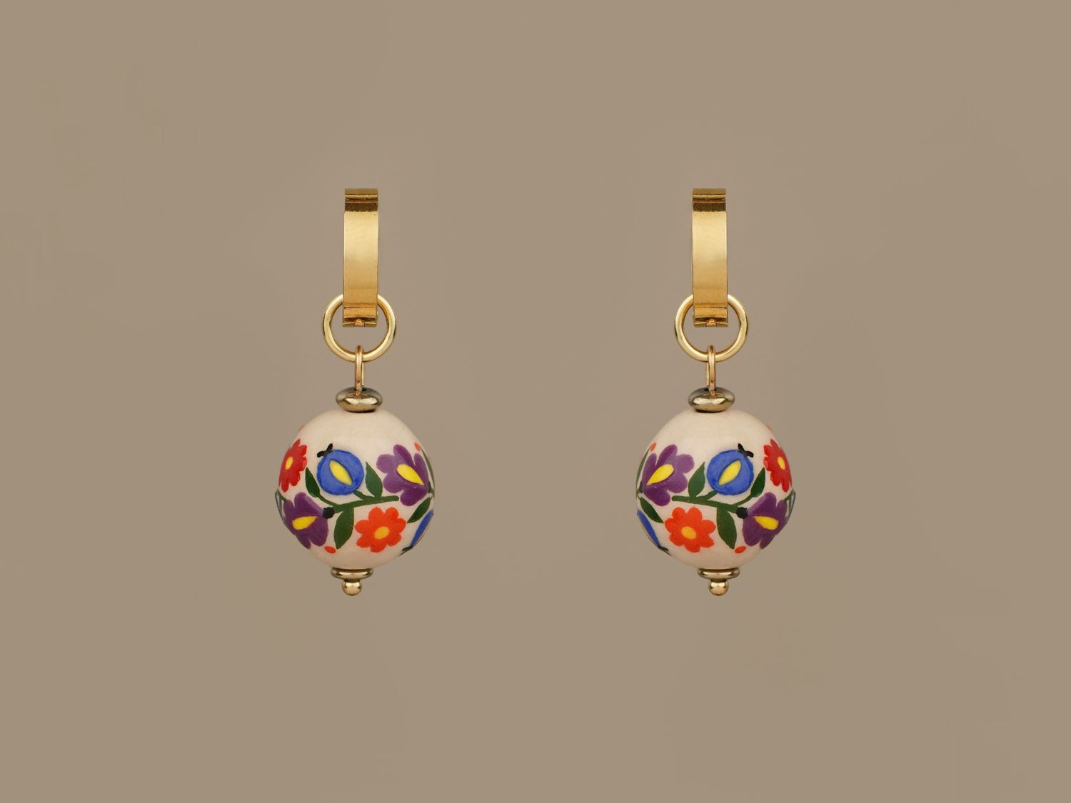 Сережки "Яворівський мотив" (15мм)