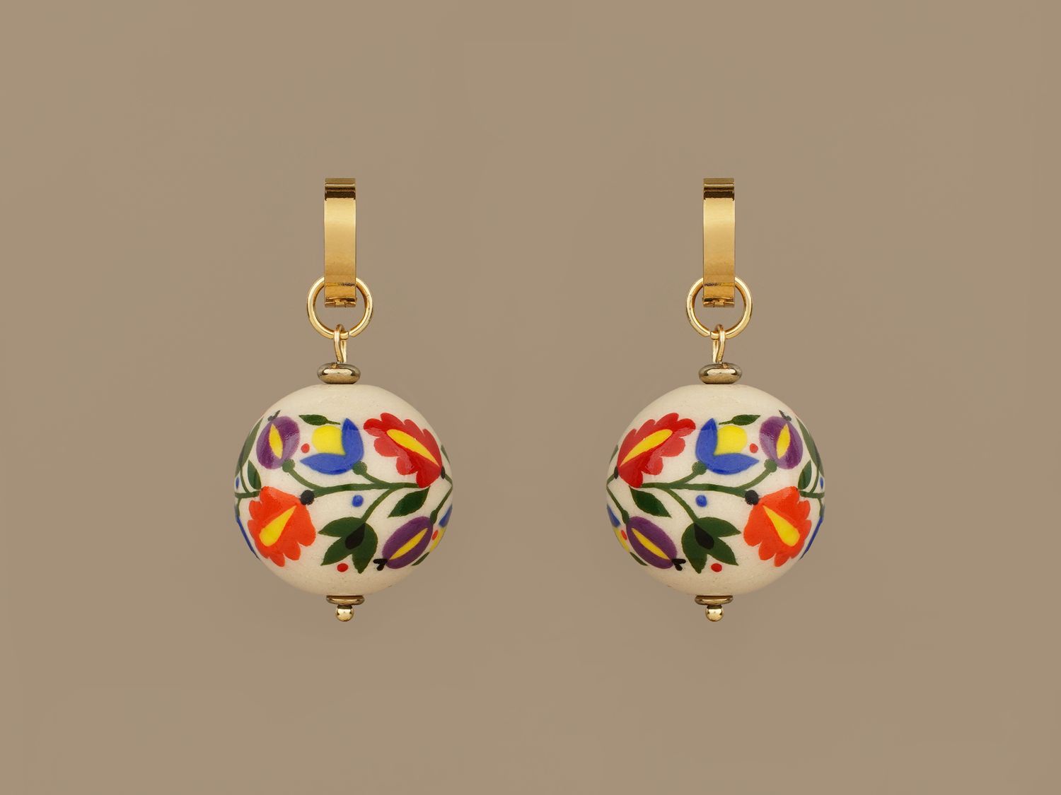 Сережки "Яворівський мотив" (22мм)