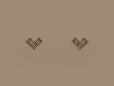 Сережки "Карпатський квіт"