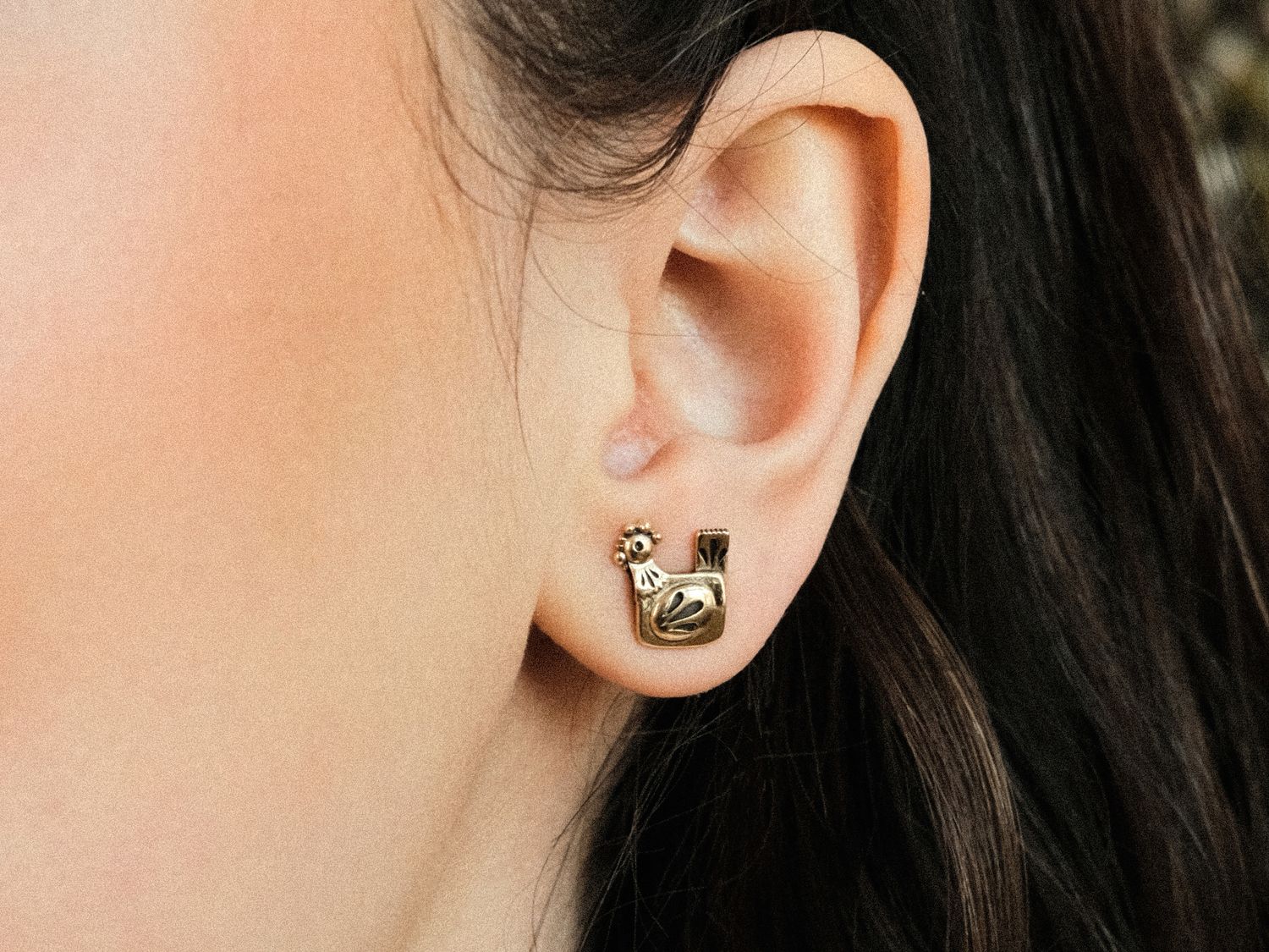 Сережки "Півник-Когутик"