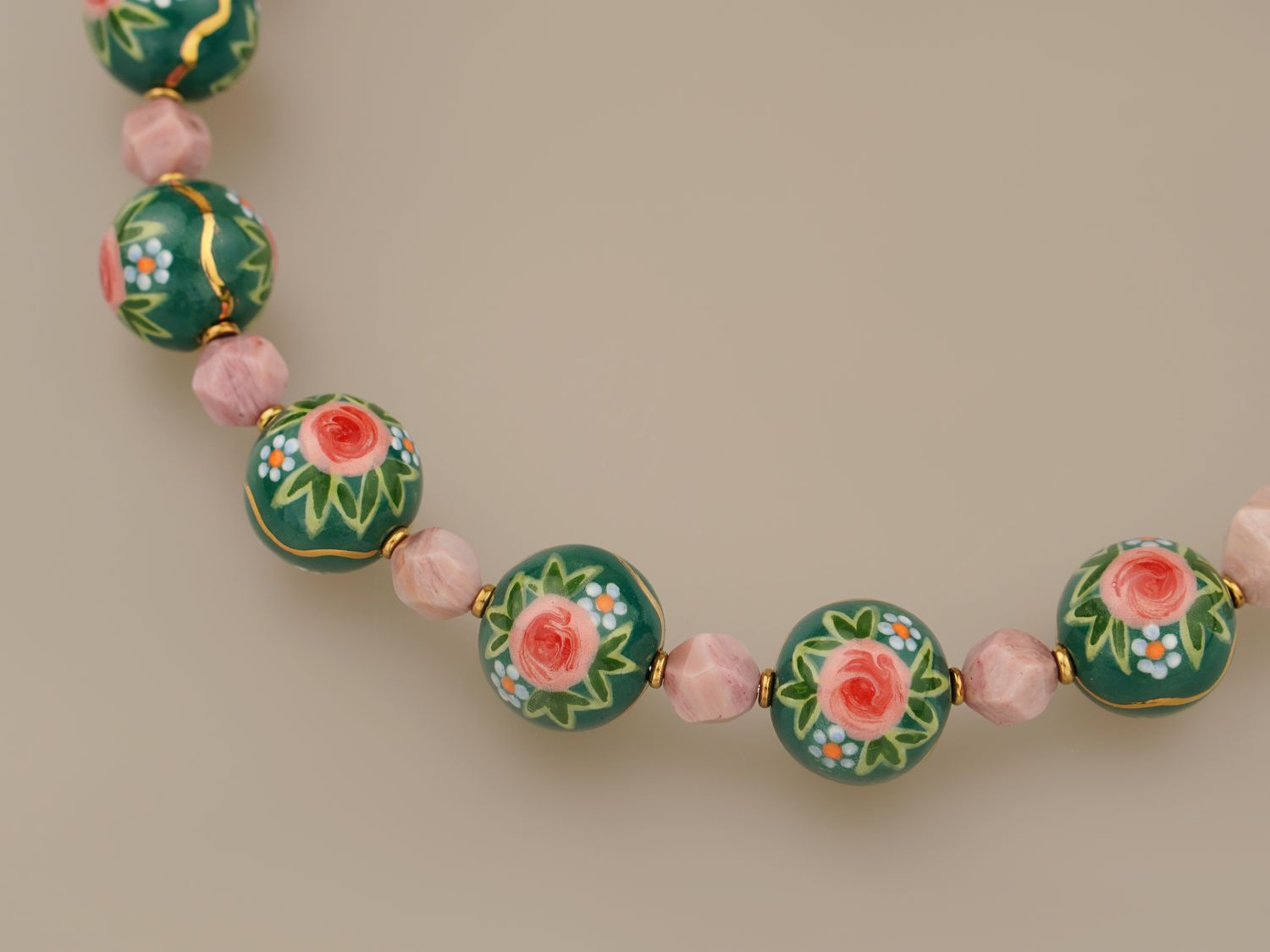 Чокер "Зелений цвіт"