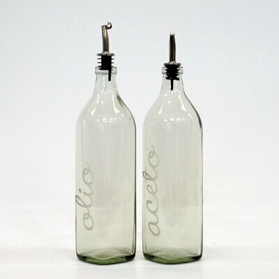 Olio- und Aceto-Flaschen
