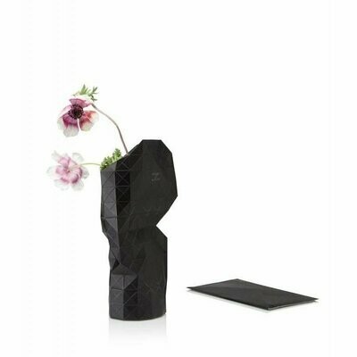 Paper Vase Large Black