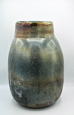 Vase, vintage blue frost, groß