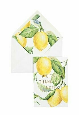 Yellow lemon tree, Little thank you