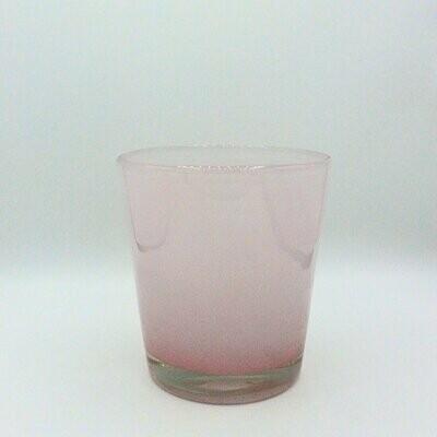 Vase aus Glas, rosa, 11 cm