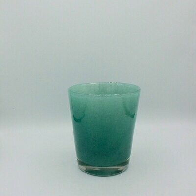Vase aus Glas, dunkelgrün, 11 cm