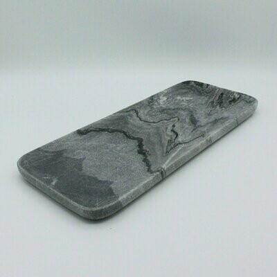 Tablett aus Marmor, grey