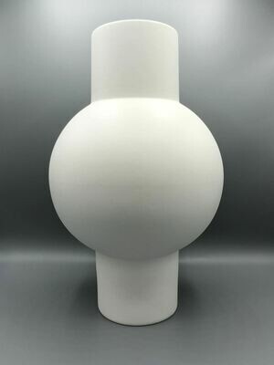 Handgemachte Vase von HK Living (weiß matt)