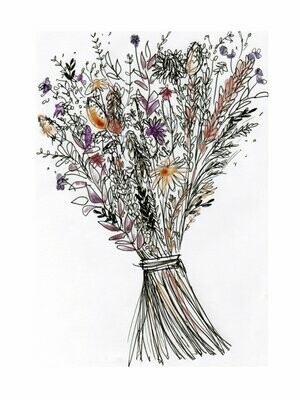 Trockenblumen-Mini-Bouquet "Surprise"