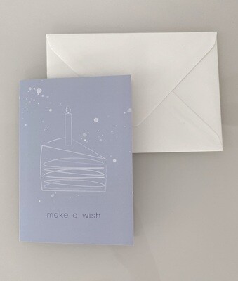 Grußkarte „Make a wish“