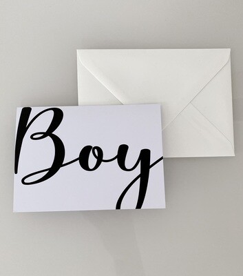 Grußkarte „Boy“