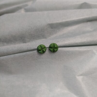 Kolczyki, KRIS S, zielone