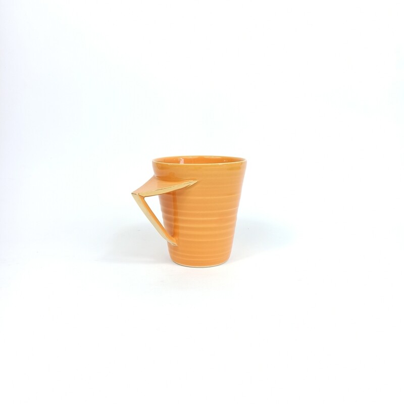 Kubek TENUTO, pomarańczowy, złocony, 330 ml