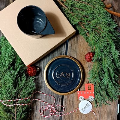 DEDYKACJA Filiżanka GRAVE Złocona