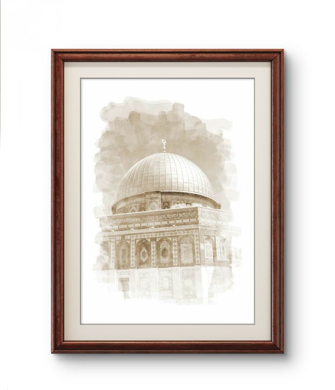 Poster –Klippdomen i Sepia