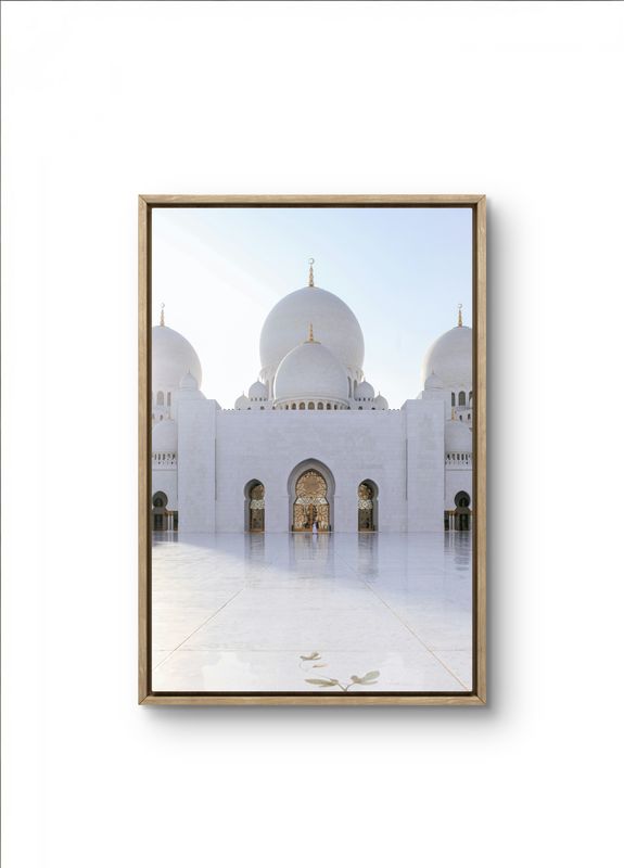 Poster – Sheikh Zayed-moskén (Exteriör, solnedgång)