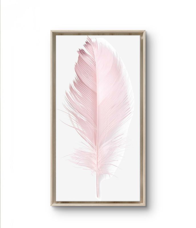 Poster – Rosa Fjäder